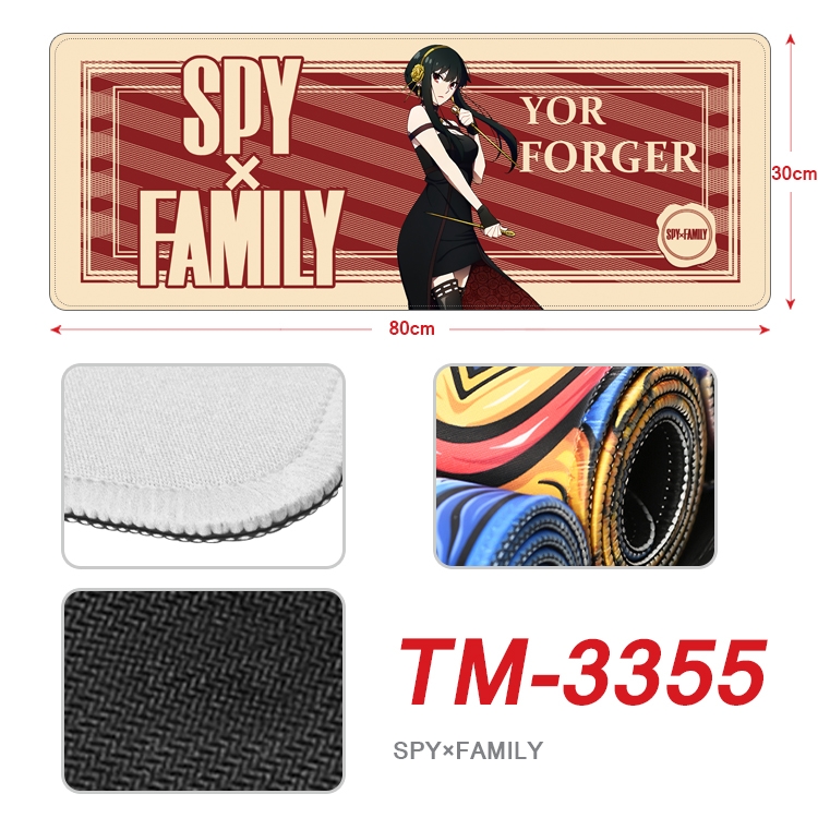 Black Clover Anime peripheral new lock edge mouse pad 30X80cm TM-3355