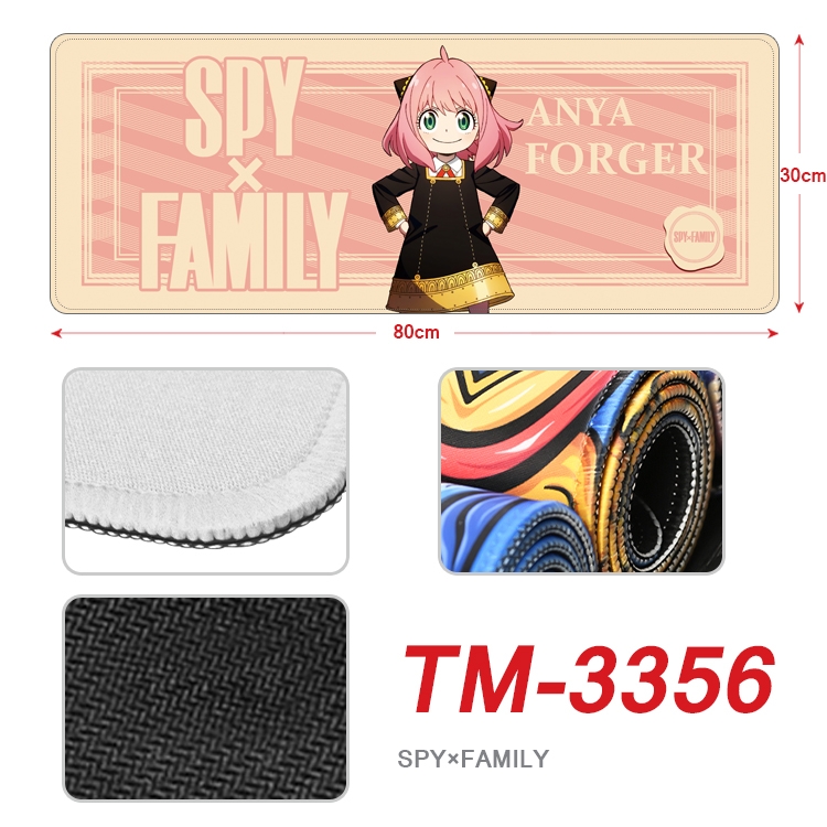 Black Clover Anime peripheral new lock edge mouse pad 30X80cm TM-3356