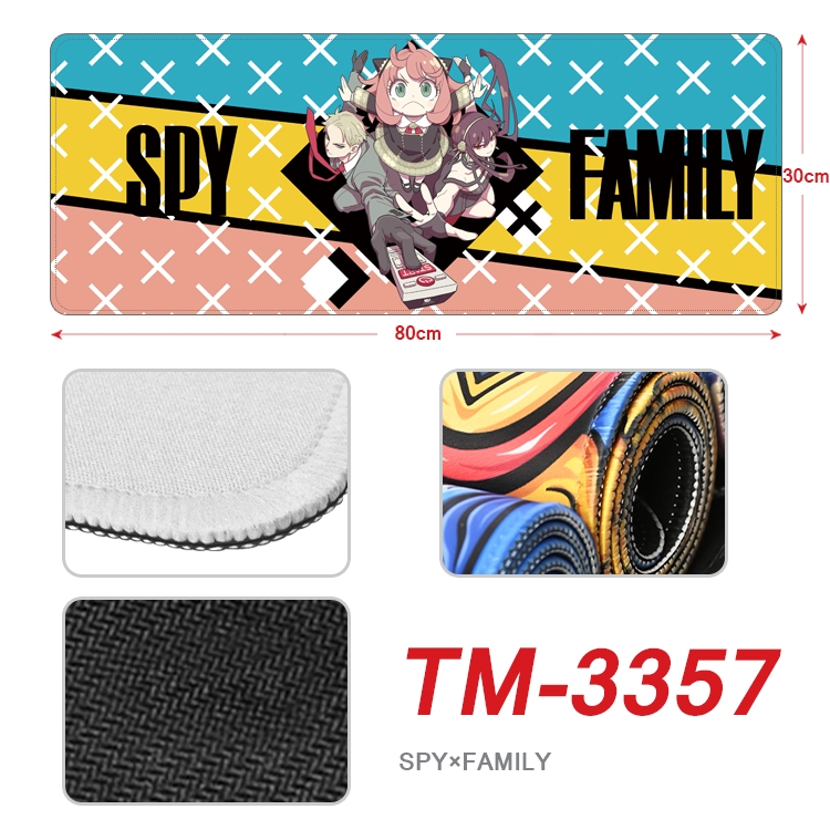 Black Clover Anime peripheral new lock edge mouse pad 30X80cm TM-3357