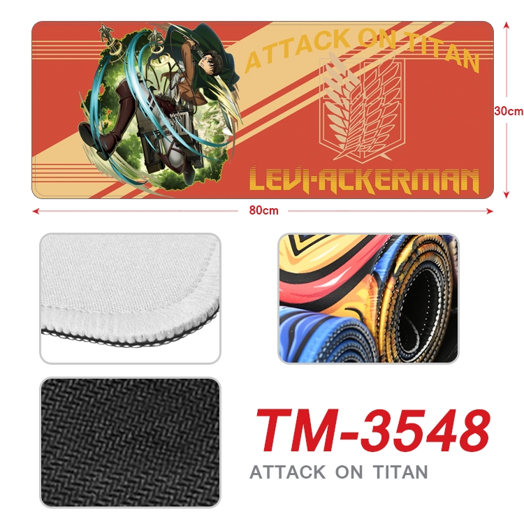 Shingeki no Kyojin Anime peripheral new lock edge mouse pad 30X80cm TM-3548