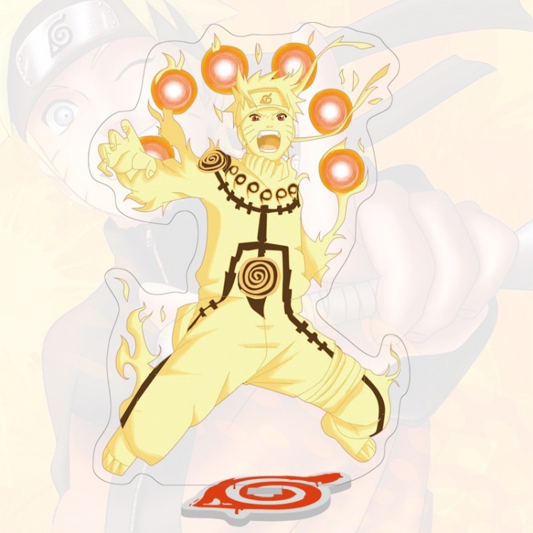 Naruto Anime characters acrylic Standing Plates Keychain 16cm