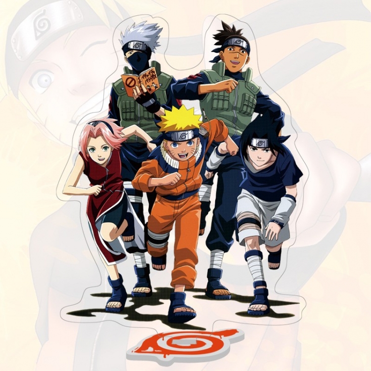 Naruto Anime characters acrylic Standing Plates Keychain 16cm