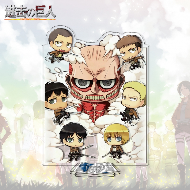  Shingeki no Kyojin Anime characters acrylic Standing Plates Keychain 16cm