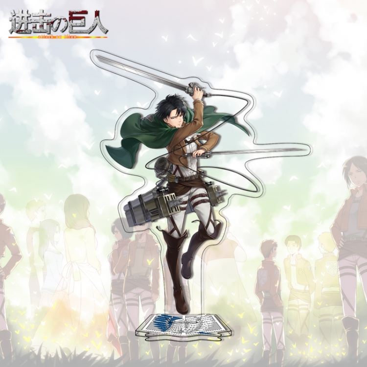  Shingeki no Kyojin Anime characters acrylic Standing Plates Keychain 16cm