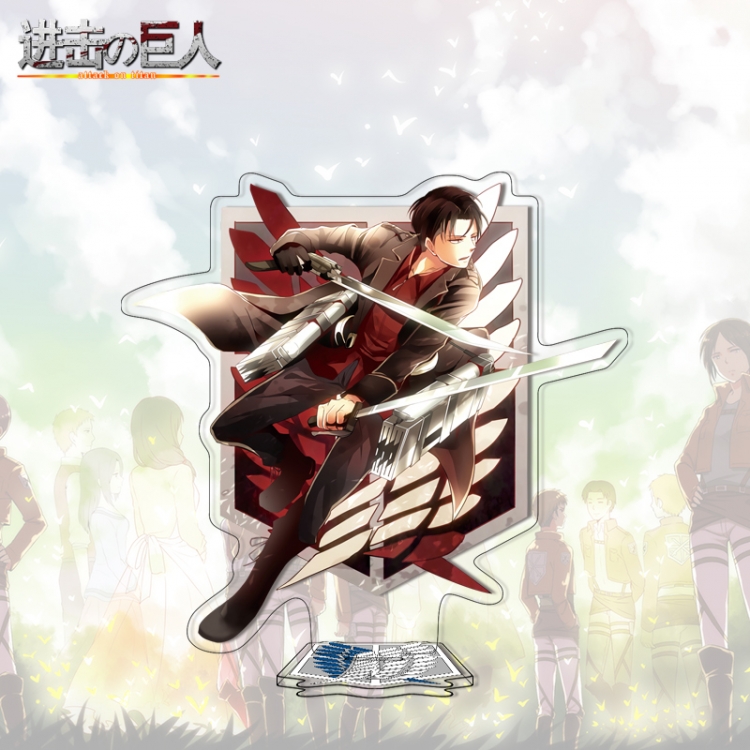  Shingeki no Kyojin Anime characters acrylic Standing Plates Keychain 16cm