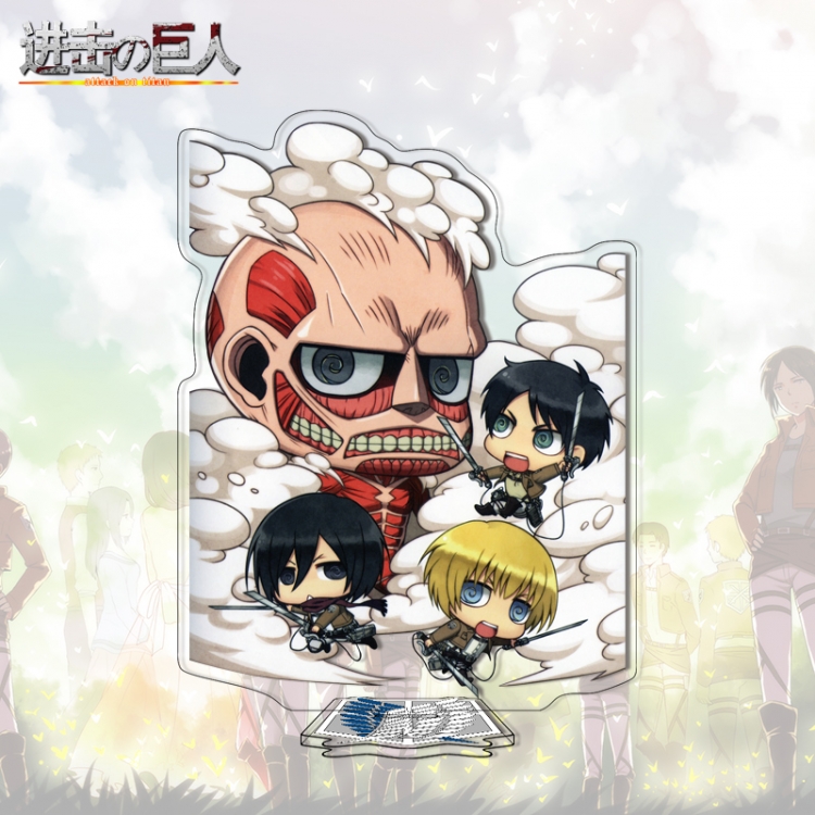  Shingeki no Kyojin Anime characters acrylic Standing Plates Keychain 16cm