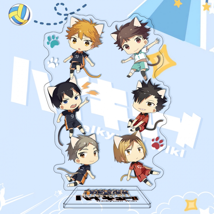  Haikyuu!! Anime characters acrylic Standing Plates Keychain 16cm