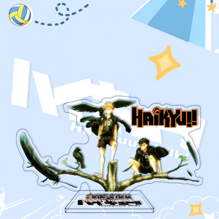  Haikyuu!! Anime characters acrylic Standing Plates Keychain 16cm