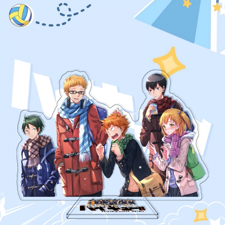  Haikyuu!! Anime characters acrylic Standing Plates Keychain 16cm