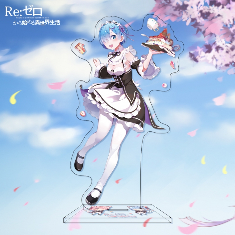 Re:Zero kara Hajimeru Isekai Seikatsu  Anime characters acrylic Standing Plates Keychain 16cm