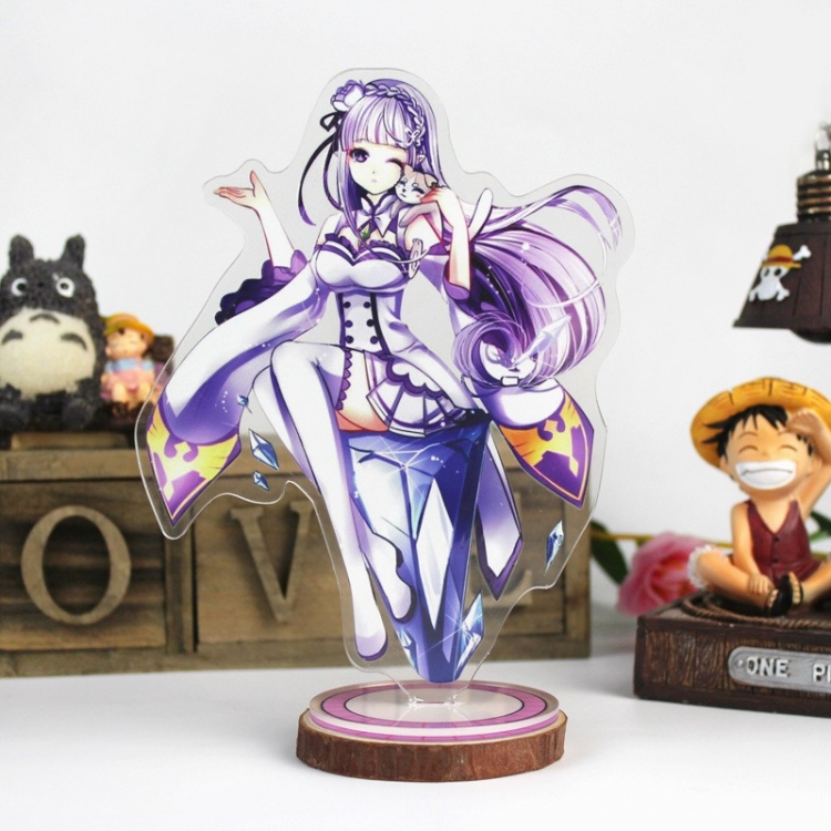  Re:Zero kara Hajimeru Isekai Seikatsu  Anime characters acrylic Standing Plates Keychain 16cm