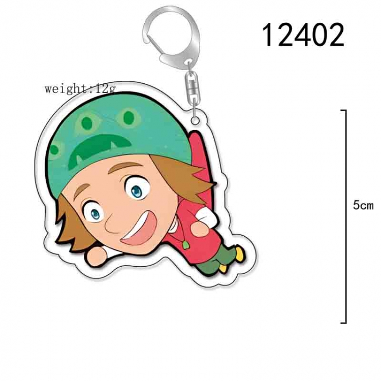 Big Hero 6 Anime Acrylic Keychain Charm  price for 5 pcs 12402