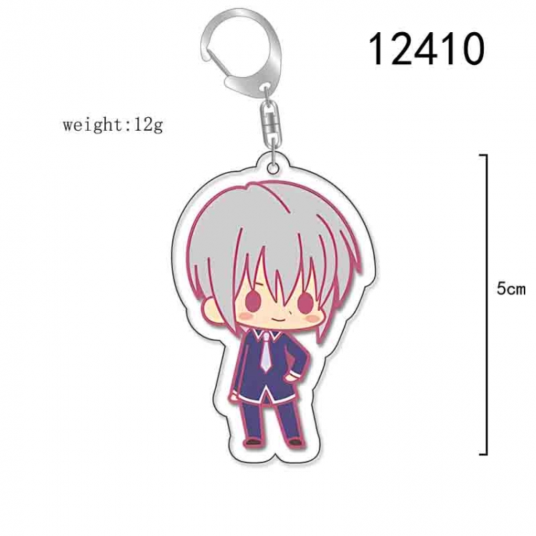 Fruits Basket Anime Acrylic Keychain Charm  price for 5 pcs 12410