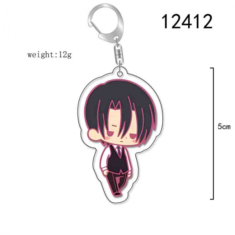 Fruits Basket Anime Acrylic Keychain Charm  price for 5 pcs 12412