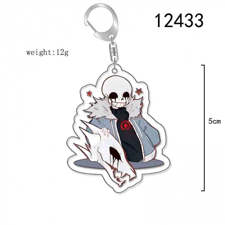 Undertale Anime Acrylic Keychain Charm  price for 5 pcs 12433