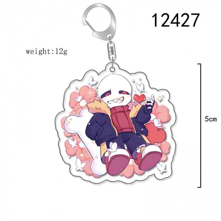 Undertale Anime Acrylic Keychain Charm  price for 5 pcs 12427