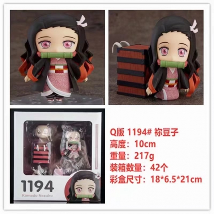Demon Slayer Kimets Q version of clay Boxed Figure Decoration Model 10cm