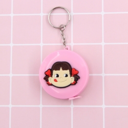 little girl Cartoon keychain a...