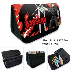BERSERK Velcro canvas zipper p...
