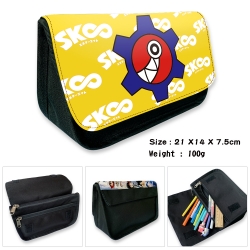 SK∞ Velcro canvas zipper penci...