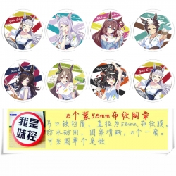 Pretty Derby Anime round Badge...