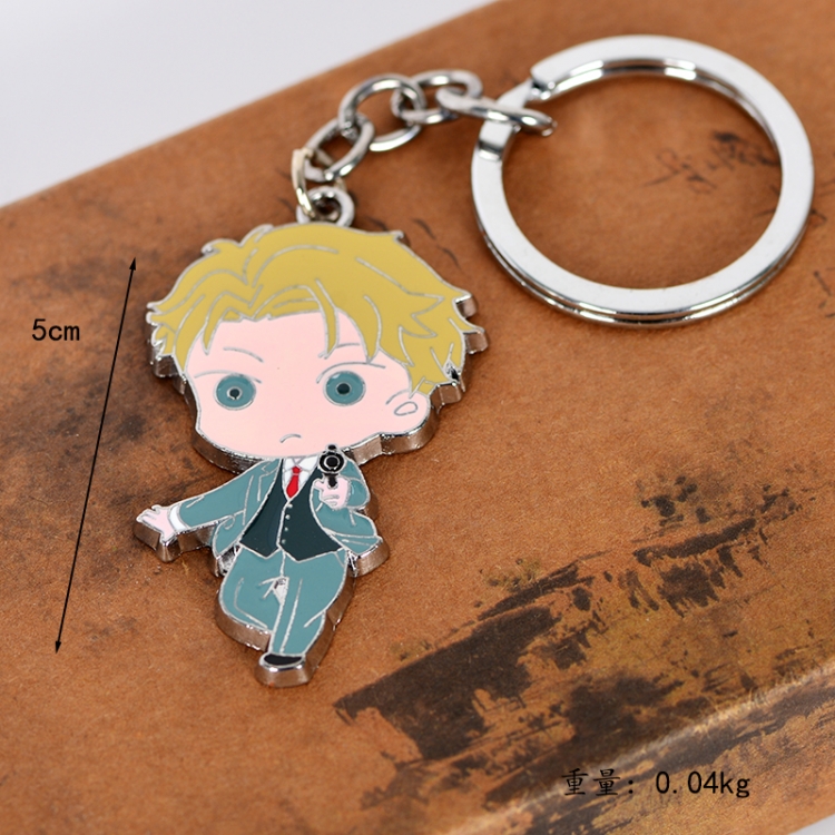 SPY×FAMILY Anime peripheral metal three-dimensional keychain pendant price for 5 pcs