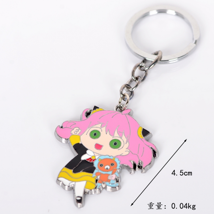 SPY×FAMILY Anime peripheral metal three-dimensional keychain pendant price for 5 pcs