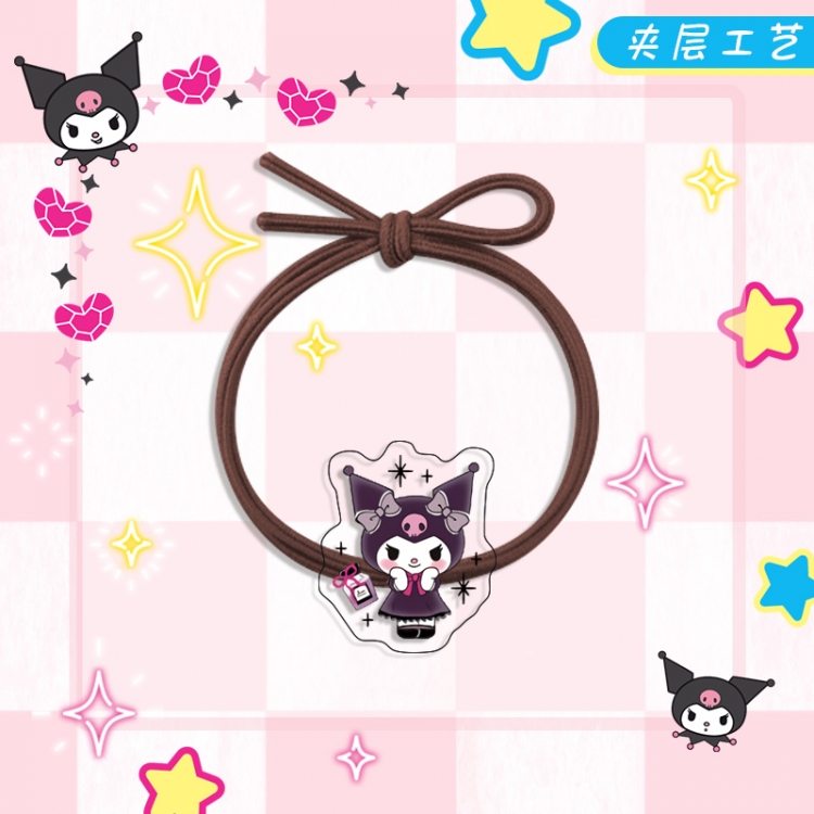 fantasy magic melody  Acrylic Hair Rope Hair Ring Head Rope Jewelry price for 10 pcs