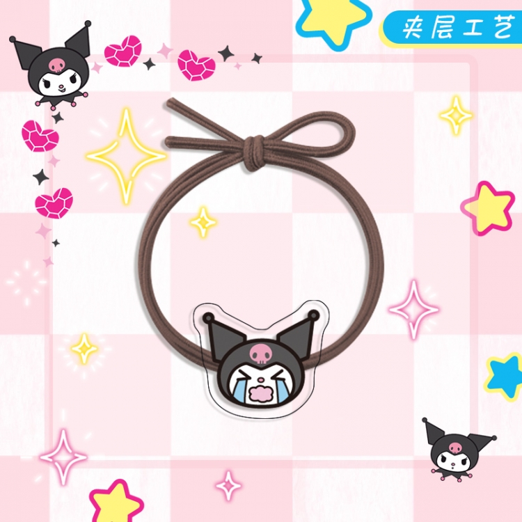 fantasy magic melody  Acrylic Hair Rope Hair Ring Head Rope Jewelry price for 10 pcs