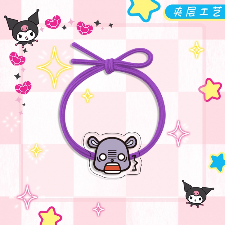 fantasy magic melody  Acrylic Hair Rope Hair Ring Head Rope Jewelry price for 10 pcs