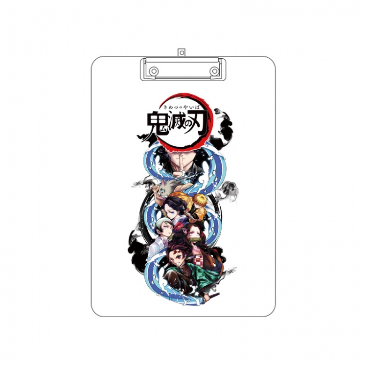 Demon Slayer Kimets Double-sided pattern acrylic board clip writing board clip pad 31X22CM price for 2 pcs