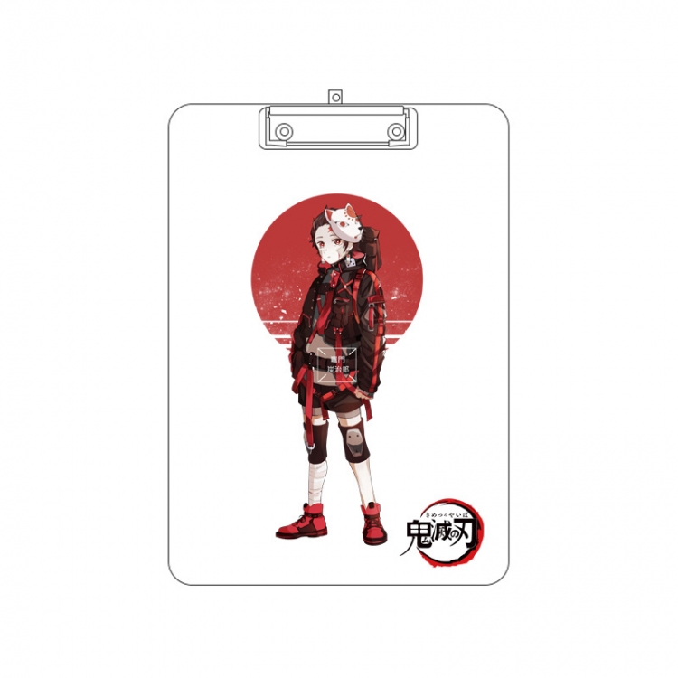 Demon Slayer Kimets Double-sided pattern acrylic board clip writing board clip pad 31X22CM price for 2 pcs