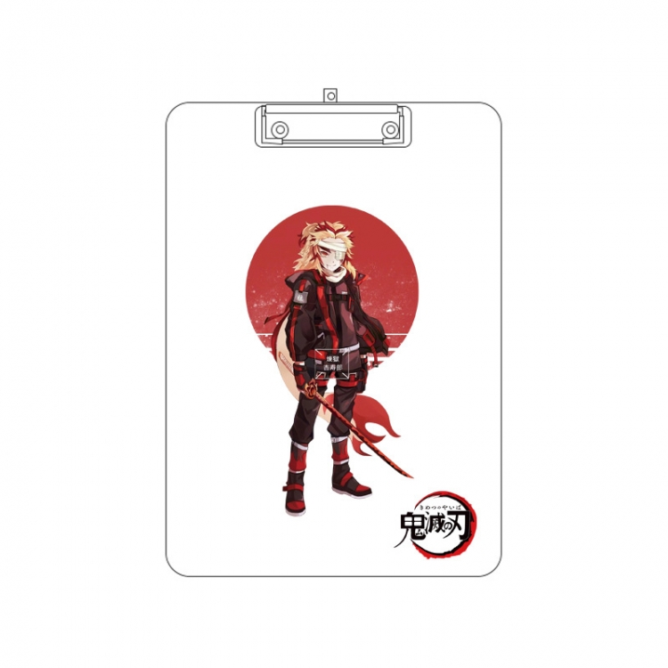 Demon Slayer Kimets Double-sided pattern acrylic board clip writing board clip pad 31X22CM price for 2 pcs