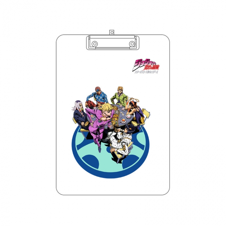 JoJos Bizarre Adventure Double-sided pattern acrylic board clip writing board clip pad 31X22CM price for 2 pcs