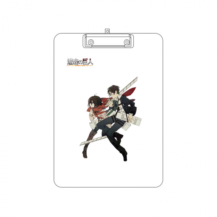 Shingeki no Kyojin Double-sided pattern acrylic board clip writing board clip pad 31X22CM price for 2 pcs