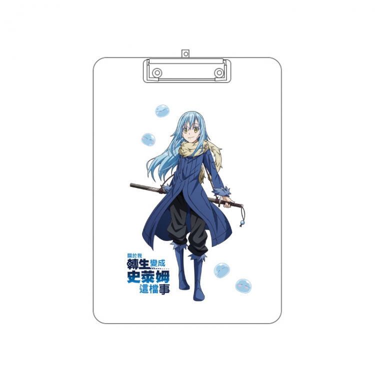 That Time I Got Slim Double-sided pattern acrylic board clip writing board clip pad 31X22CM price for 2 pcs