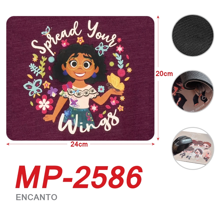 full house of magic Anime Full Color Printing Mouse Pad Unlocked 20X24cm price for 5 pcs MP-2586