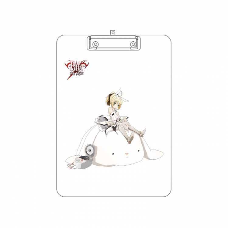 Fate/Grand Order  Double-sided pattern acrylic board clip writing board clip pad 31X22CM price for 2 pcs