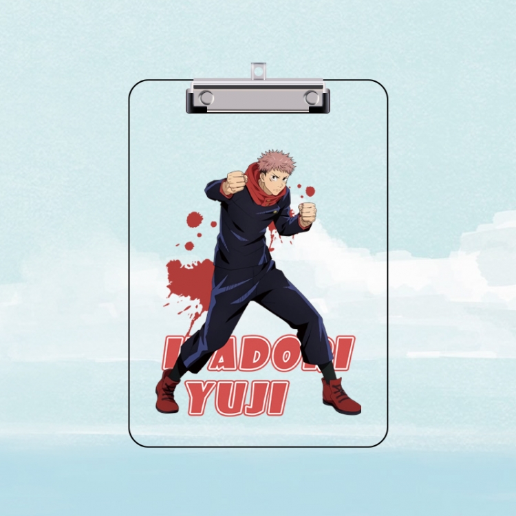 Jujutsu Kaisen Double-sided pattern acrylic board clip writing board clip pad 31X22CM price for 2 pcs