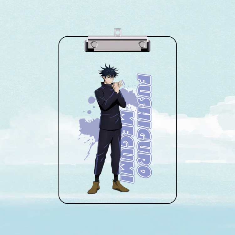 Jujutsu Kaisen Double-sided pattern acrylic board clip writing board clip pad 31X22CM price for 2 pcs