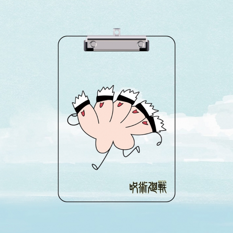Jujutsu Kaisen Double-sided pattern acrylic board clip writing board clip pad 31X22CM price for 2 pcs