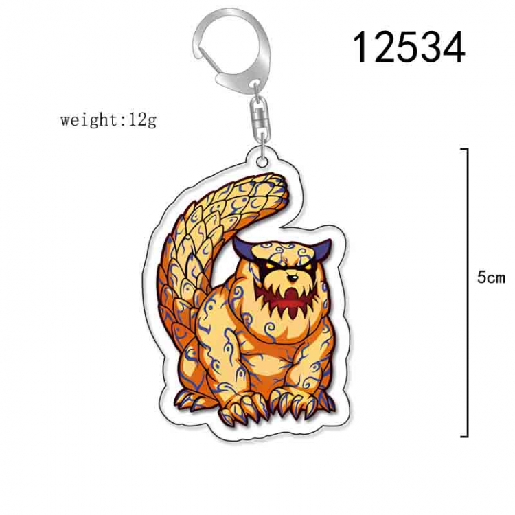 Naruto Anime Acrylic Keychain Charm  price for 5 pcs 12534