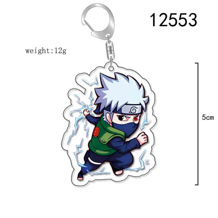 Naruto Anime Acrylic Keychain Charm  price for 5 pcs 12553