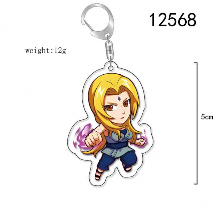 Naruto Anime Acrylic Keychain Charm  price for 5 pcs 12568