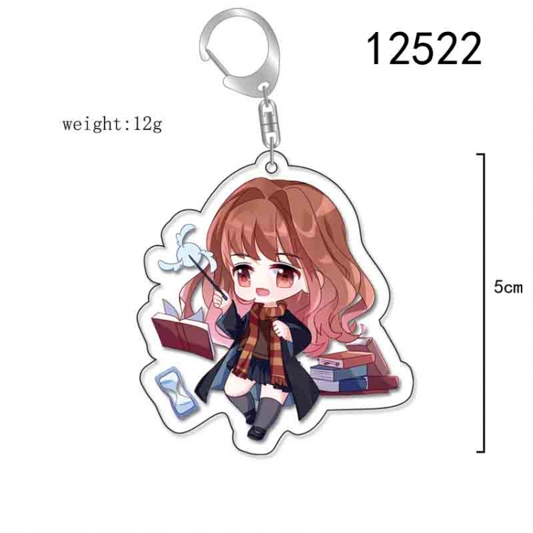 Harry Potter Anime Acrylic Keychain Charm  price for 5 pcs 12522