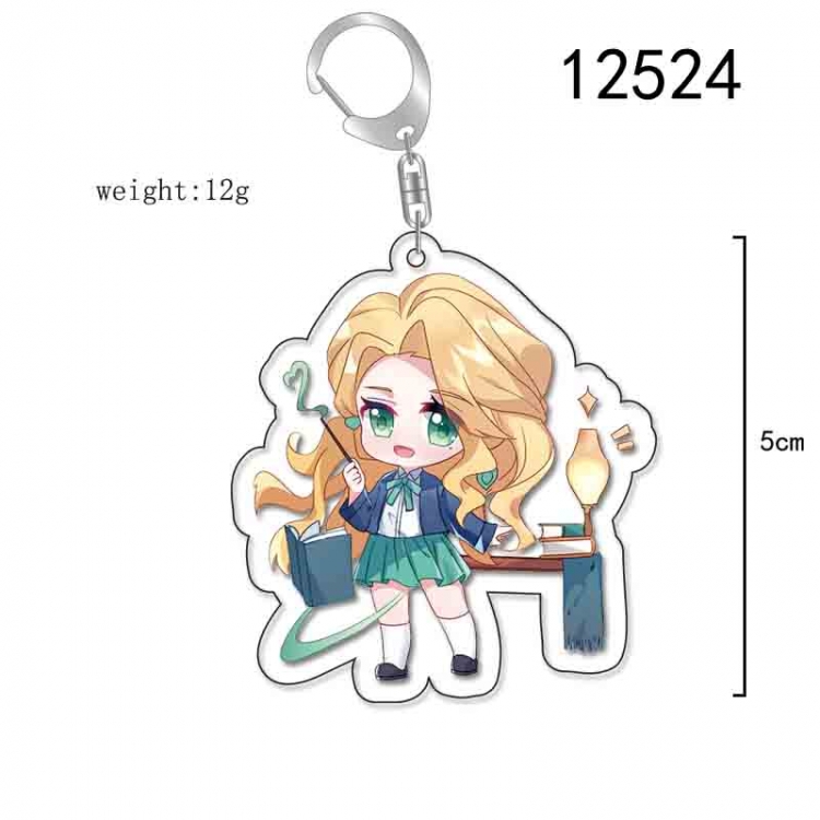 Harry Potter Anime Acrylic Keychain Charm  price for 5 pcs 12524