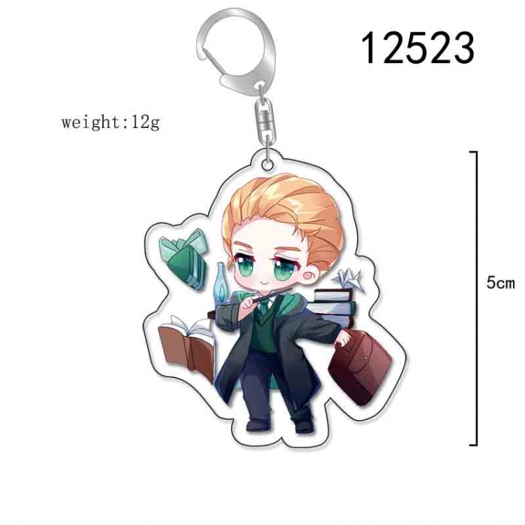 Harry Potter Anime Acrylic Keychain Charm  price for 5 pcs 12523