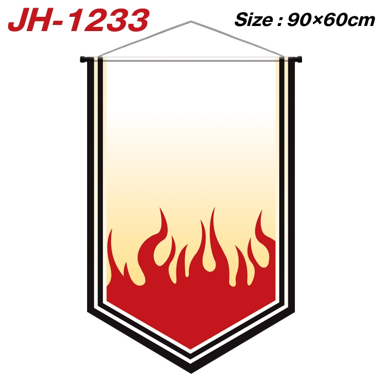 Demon Slayer Kimets Anime Peripheral Full Color Printing Banner 90X60CM  JH-1233