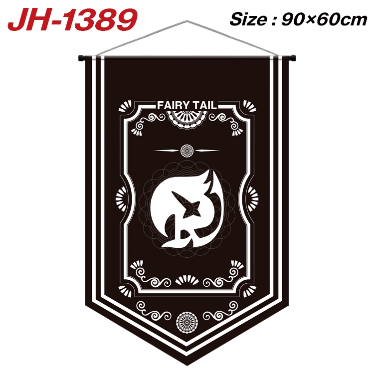 Fairy tail Anime Peripheral Full Color Printing Banner 90X60CM JH-1389