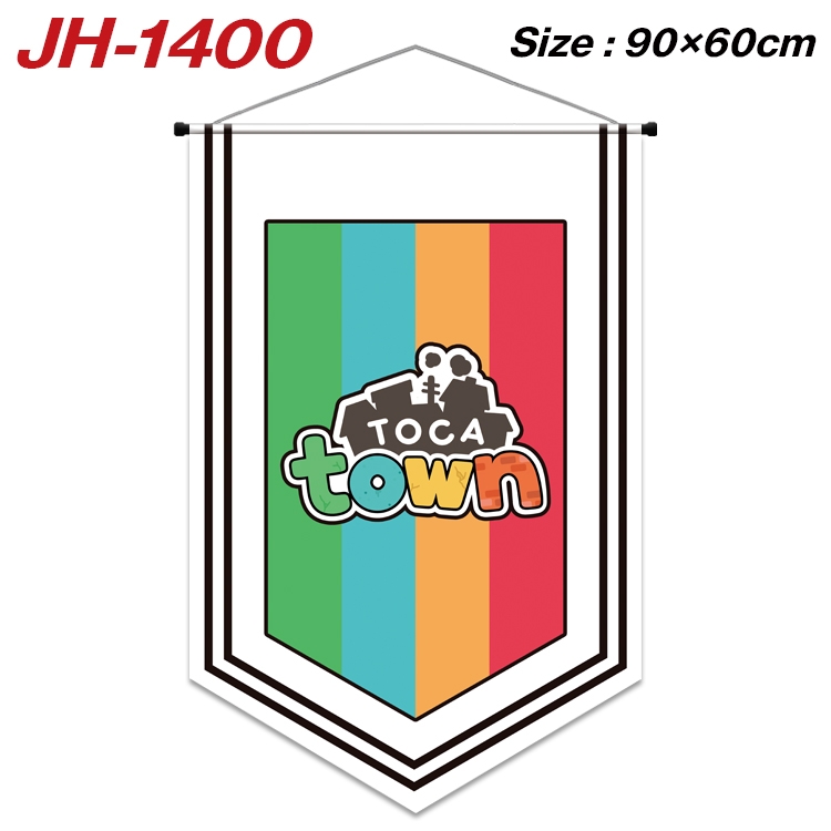 toca life world Anime Peripheral Full Color Printing Banner 90X60CM JH-1400